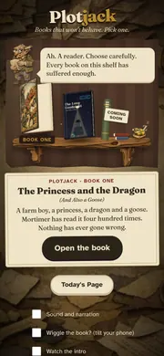 Screenshot: The cover