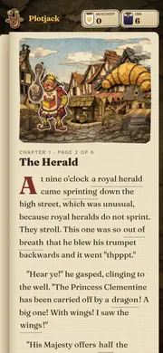 Screenshot: A page, with words to change